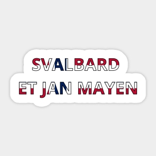 Drapeau Svalbard et Jan Mayen Sticker